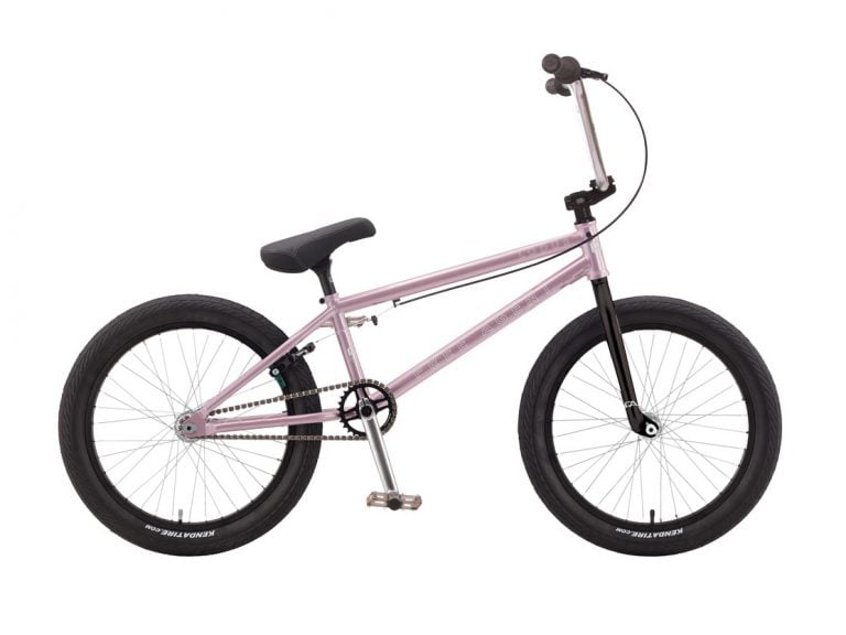 Pink BMX bike